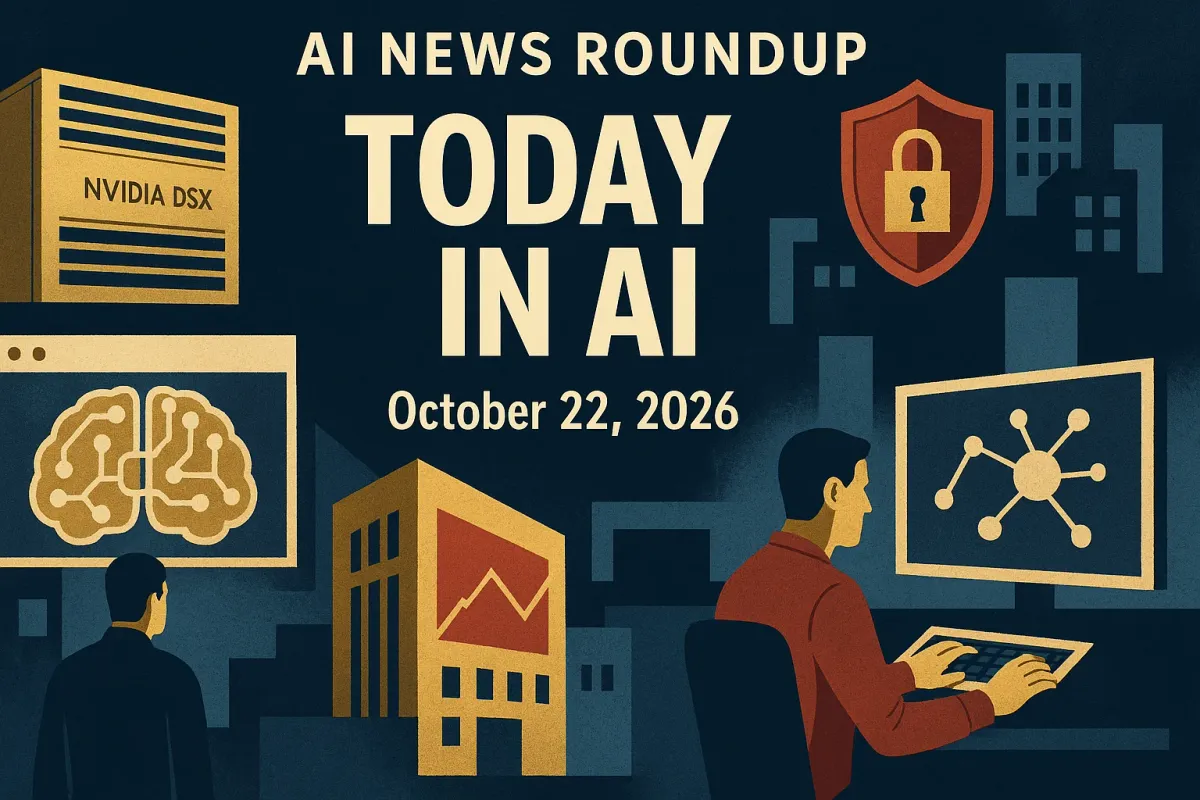 AI News Roundup for October 22, 2026: Today’s Biggest AI, Policy and Market Updates