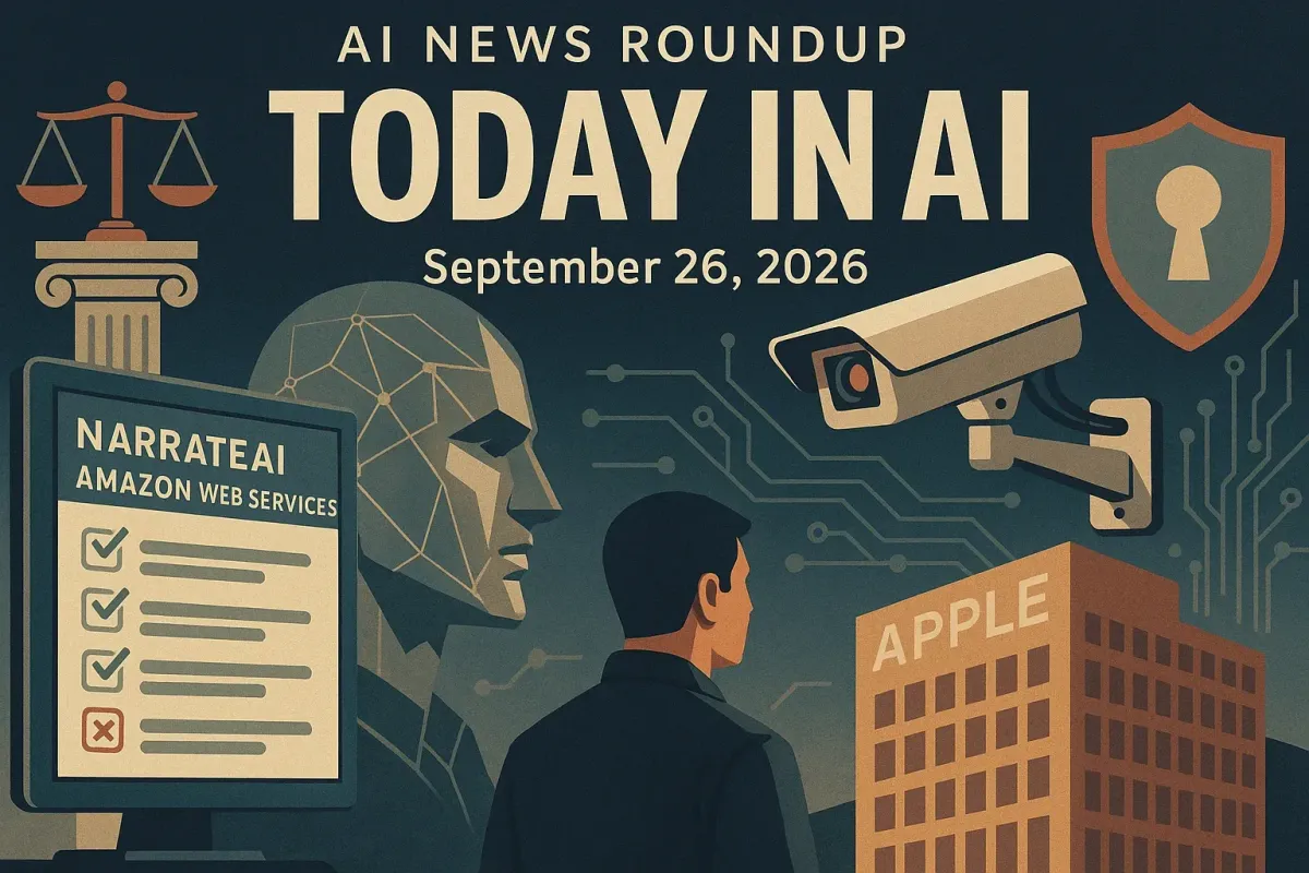 AI News Roundup for September 26, 2026: Today’s Biggest AI, Policy and Market Updates