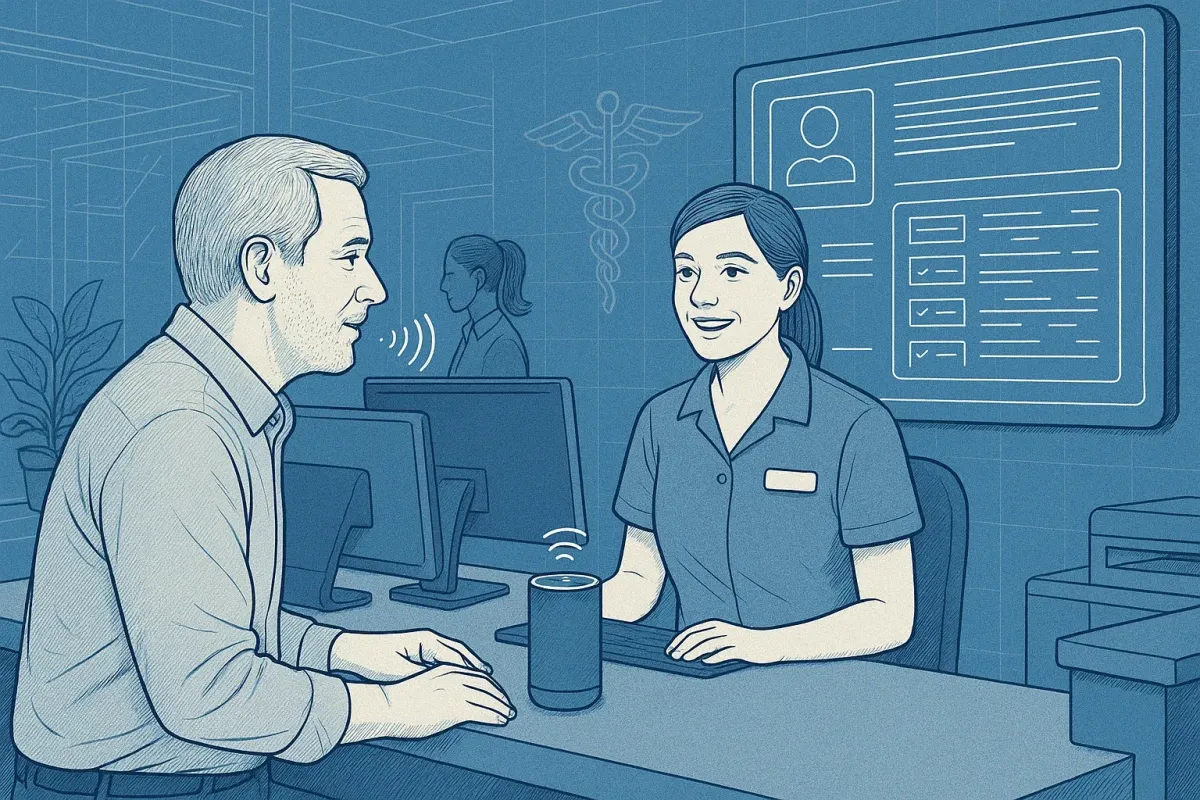 Customer service hero illustrating Voice AI auditability