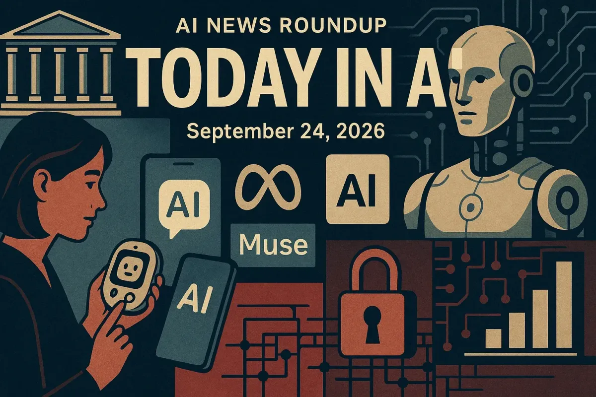 AI News Roundup for September 24, 2026: Today’s Biggest AI, Policy and Market Updates