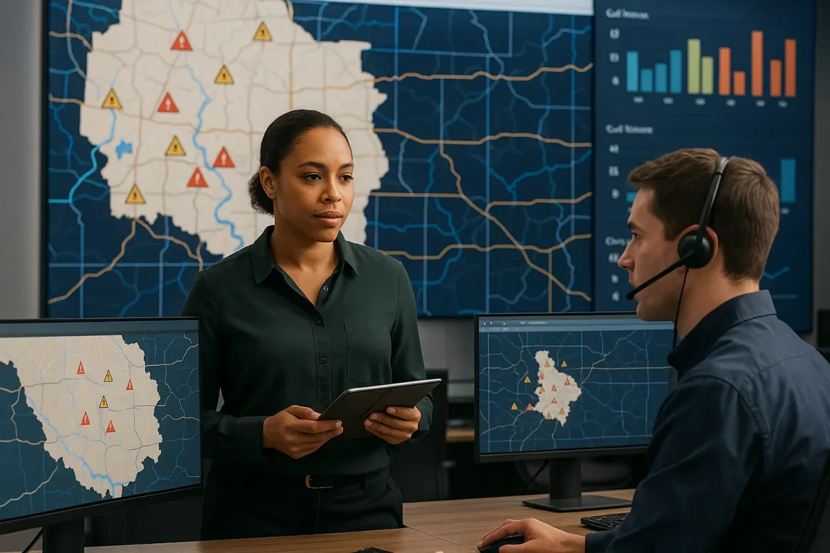 Portfolio and Data Governance for Predictive Outage Response with Voice AI