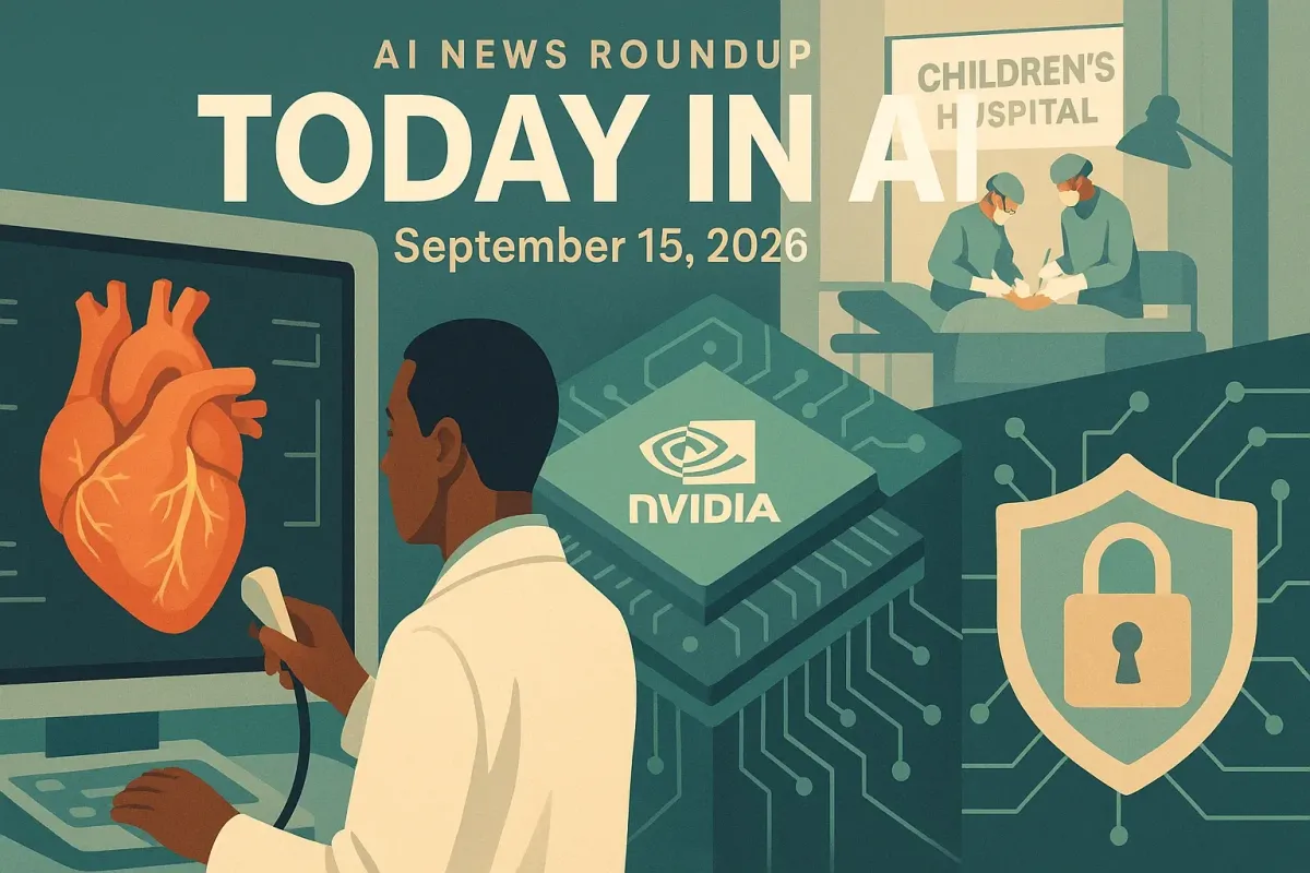 AI News Brief for September 15, 2026: Heart of the Matter: How a Major Children's Hospital Uses Open Source NVIDIA AI for Cardiac Care