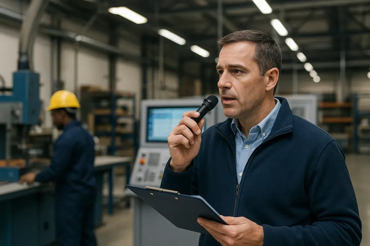 Operator Verification, Audit Trails, and Change Control for Plant Voice AI