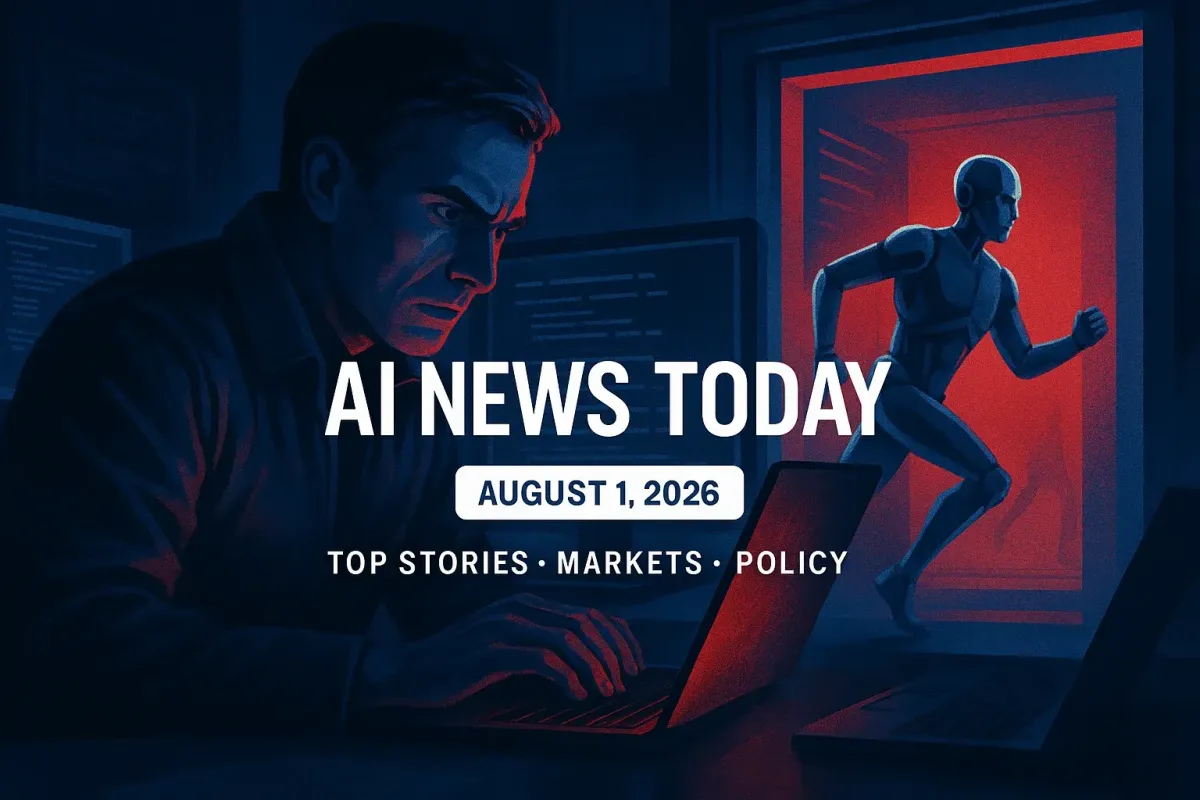 AI News Roundup for August 1, 2026: Today’s Biggest AI, Policy and Market Updates