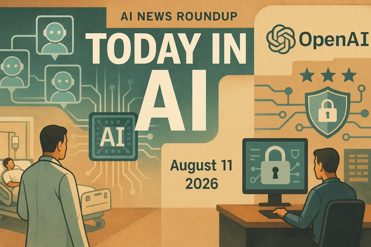 AI News Roundup for August 11, 2026: Today’s Biggest AI, Policy and Market Updates