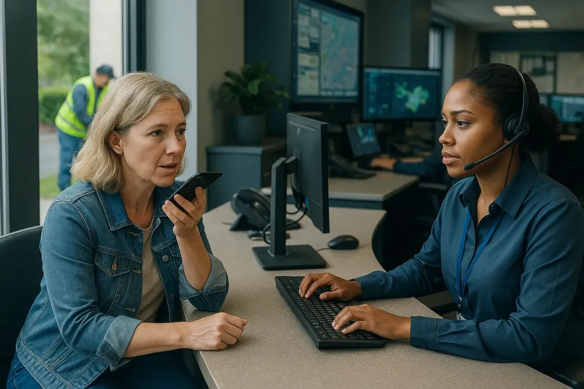 Balancing Containment and Escalation Quality in Multisite Municipal 311 Voice AI