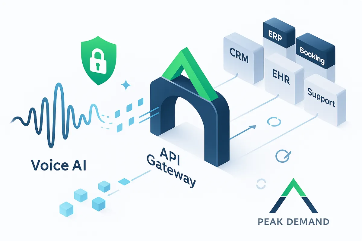 Peak Demand Voice AI System Integration Via APIs Book Your Discovery Call Today