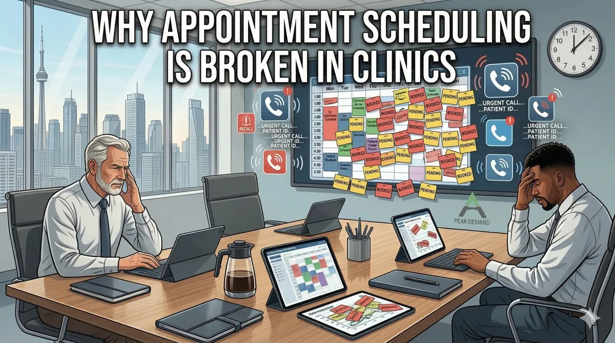 Why Appointment Scheduling Is Broken in Clinics healthcare operations blog thumbnail