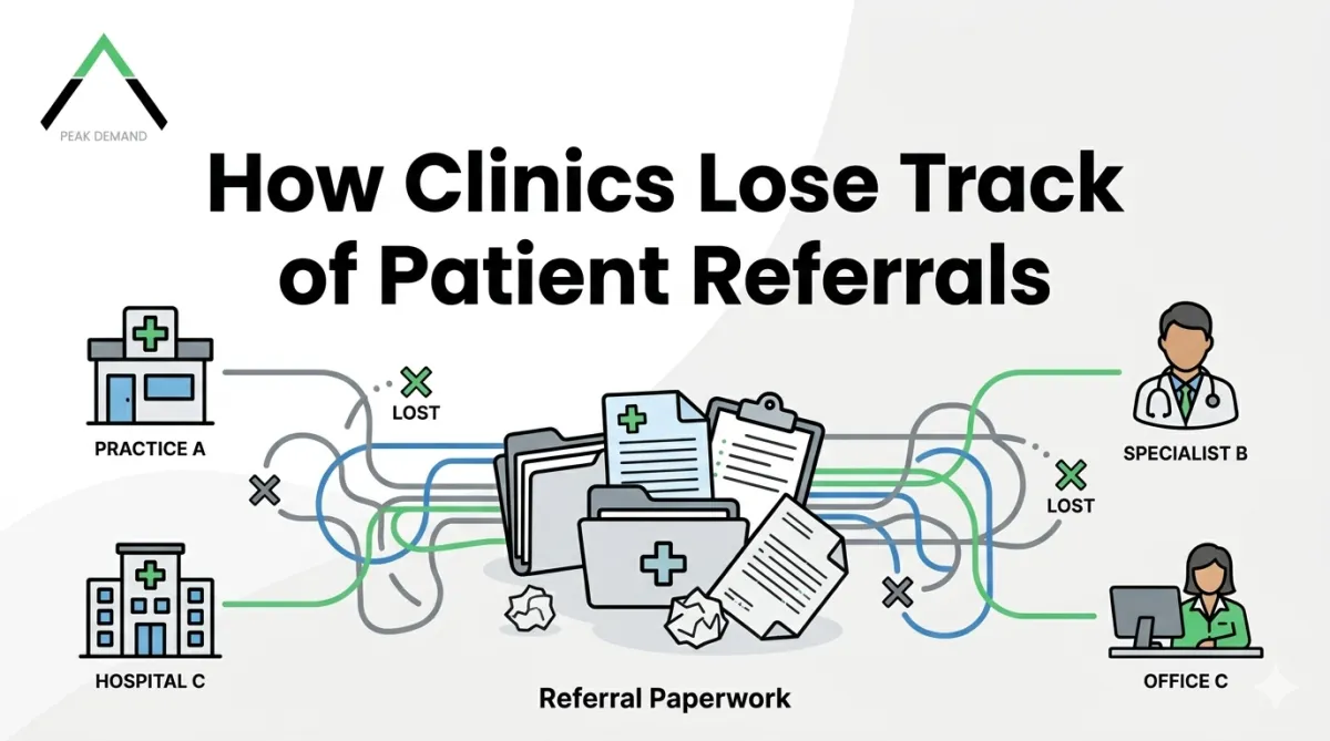 How Clinics Lose Track of Patient Referrals healthcare operations blog thumbnail
