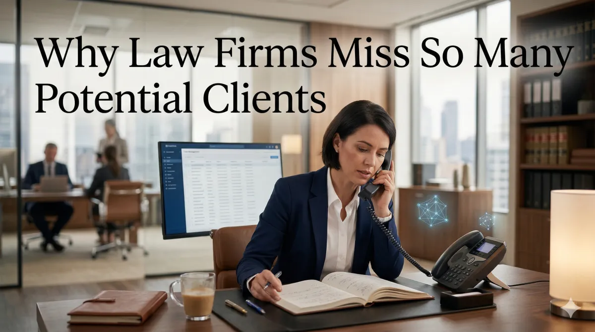 Why law firms miss so many potential clients due to missed calls and legal intake bottlenecks