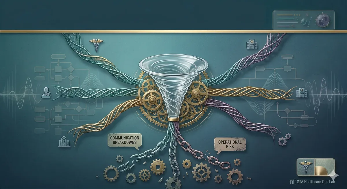 Learn why shared scheduling pools create communication complexity in healthcare, including workflow variation, weak intake, routing friction, handoff issues, and patient access delays.