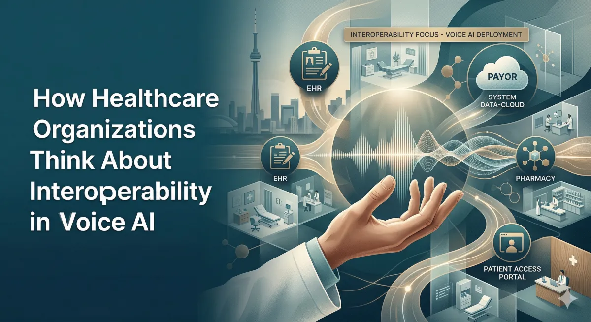 How Healthcare Organizations Think About Interoperability in Voice AI