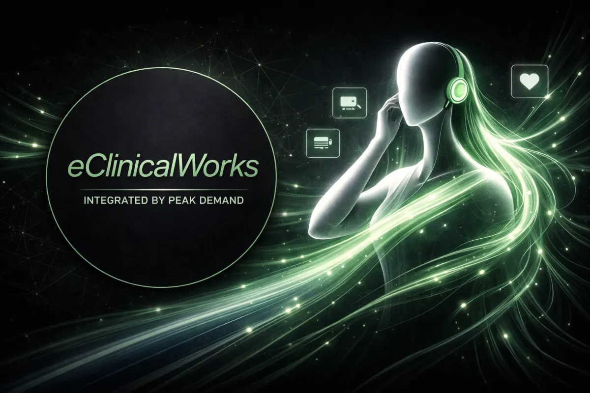Voice AI integration with eClinicalWorks for scheduling intake and patient communication