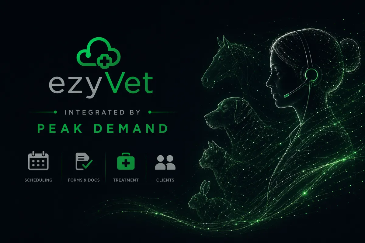 Voice AI Integration with ezyVet for Scheduling, Intake, and Veterinary Practice Communication Workflows