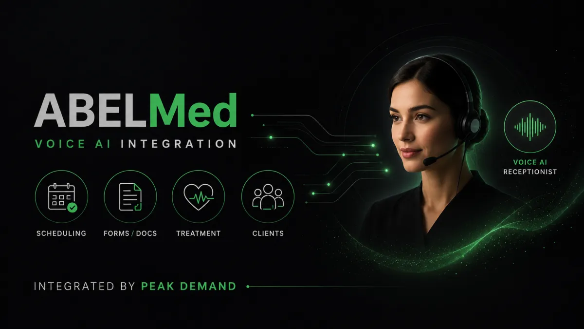 Voice AI Integration with ABELMed for Scheduling, Intake, and Clinic Communication Workflows