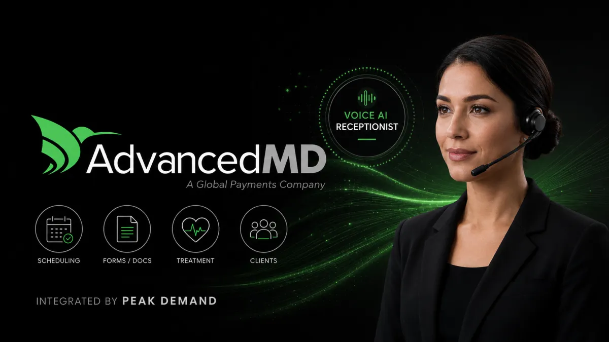 Voice AI Integration with AdvancedMD for Scheduling, Intake, and Ambulatory Clinic Communication Workflows