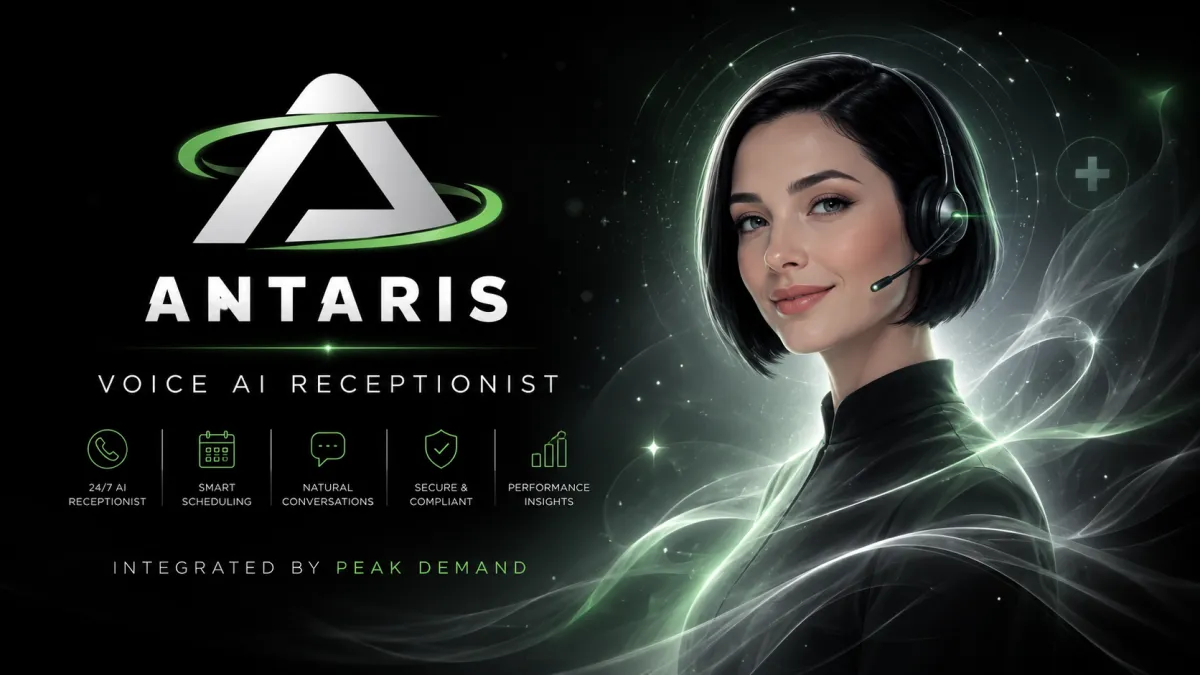 Voice AI Integration with Antaris for Scheduling, Wellness Services, and Front-Desk Workflow Continuity