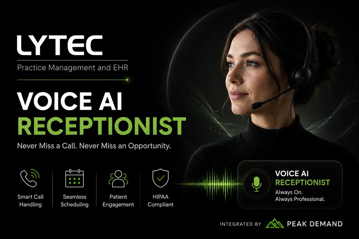 Voice AI Integration with CGM LYTEC for Scheduling, Payments, and Practice Workflow Continuity