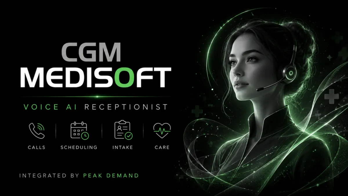 Voice AI Integration with CGM MEDISOFT for Scheduling, Billing Workflow Support, and Front-Desk Communication