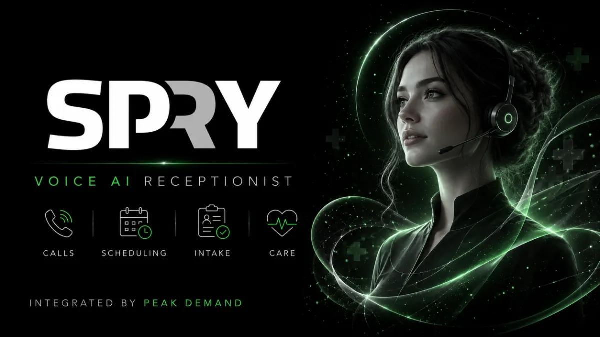 Voice AI Integration with SPRY PT for Rehab Scheduling, Intake, and Front-Desk Workflows
