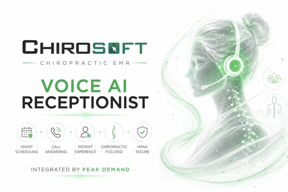 Voice AI Integration with ChiroSoft for Chiropractic Scheduling, EHR, X-Ray, and Front-Desk Workflows