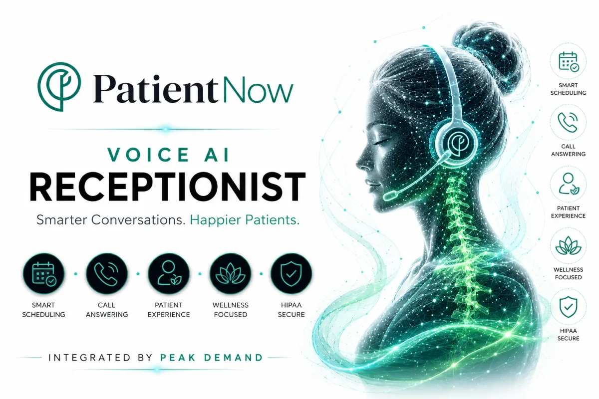 Voice AI integration with PatientNow for med spa scheduling EMR patient engagement payments appointment updates consultation capture and front-desk workflows.