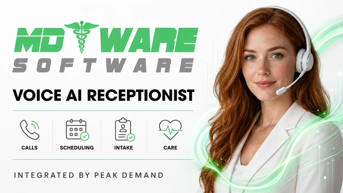 Voice AI Integration with MDWare for Med Spa Booking, EMR, Inventory, Marketing, and Aesthetic Clinic Workflows