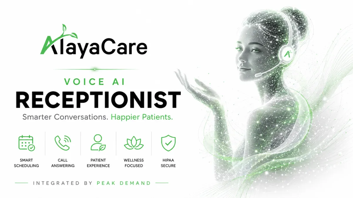 Voice AI integration with AlayaCare for home health, home care, scheduling, EVV, intake, caregiver communication, billing, care coordination, and healthcare-at-home workflow automation