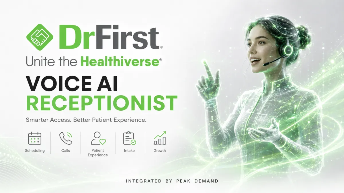 Voice AI Integration with DrFirst for E-Prescribing, Medication Management, Refill Routing, Medication History, Prior Authorization, Price Transparency, and Pharmacy Workflow Automation