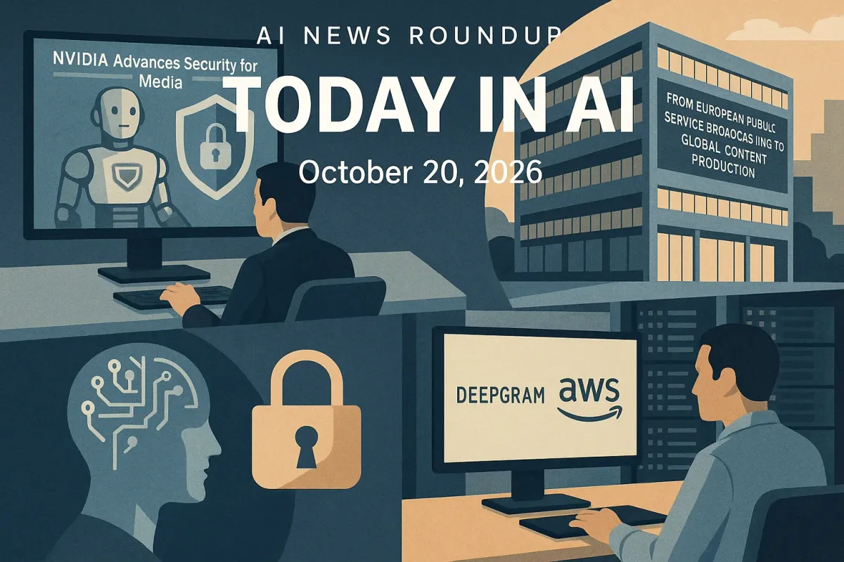 AI News Roundup for October 20, 2026: Today’s Biggest AI, Policy and Market Updates