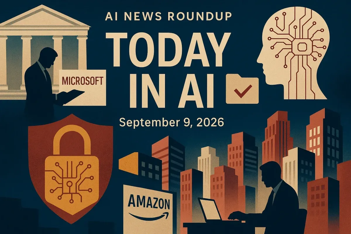 AI News Roundup for September 9, 2026: Today’s Biggest AI, Policy and Market Updates