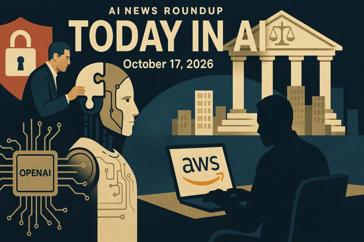 AI News Roundup for October 17, 2026: Today’s Biggest AI, Policy and Market Updates