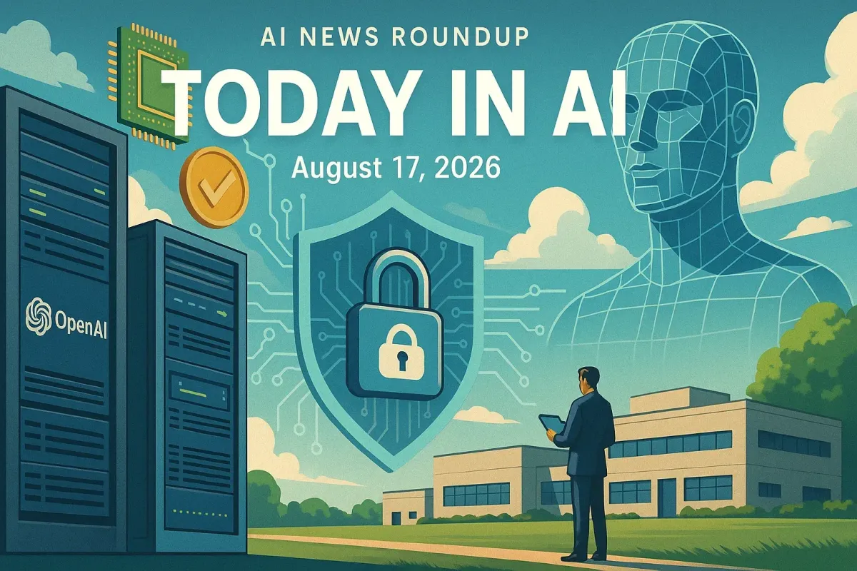 AI News Brief for August 17, 2026: Securing the Infrastructure of Intelligence