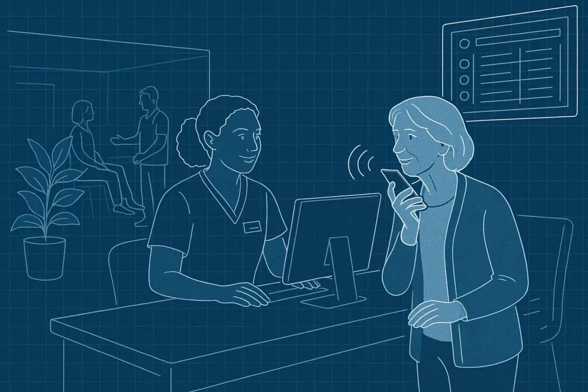 Customer service hero illustrating Voice AI Center of Excellence