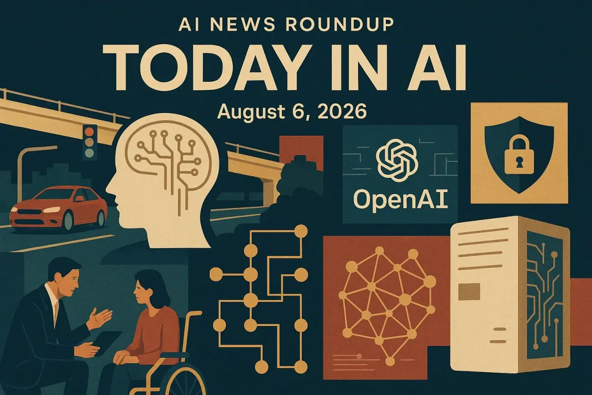 AI News Roundup for August 6, 2026: Today’s Biggest AI, Policy and Market Updates