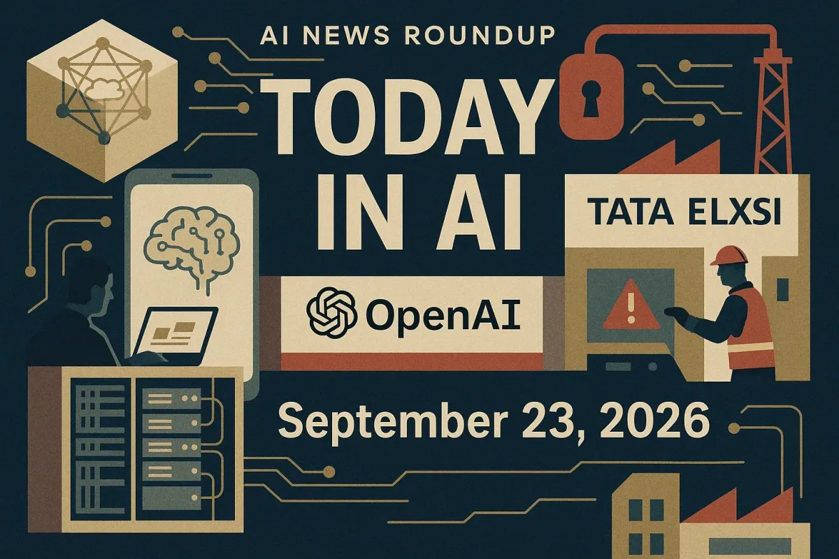 AI News Roundup for September 23, 2026: Today’s Biggest AI, Policy and Market Updates