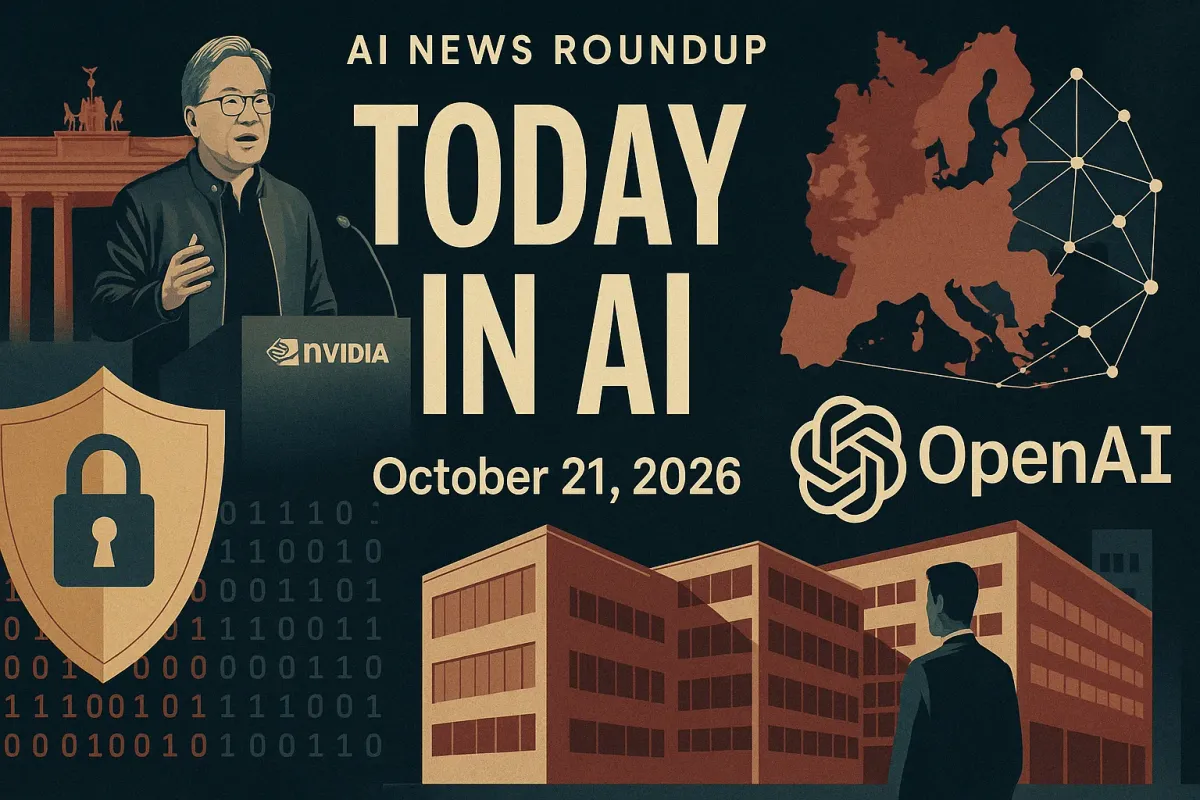 AI News Roundup for October 21, 2026: Today’s Biggest AI, Policy and Market Updates