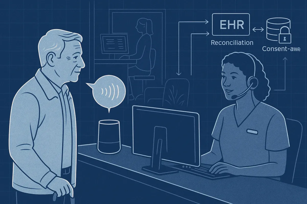 Consent-Aware Patient Identity & EHR Reconciliation for Voice AI in Health Systems