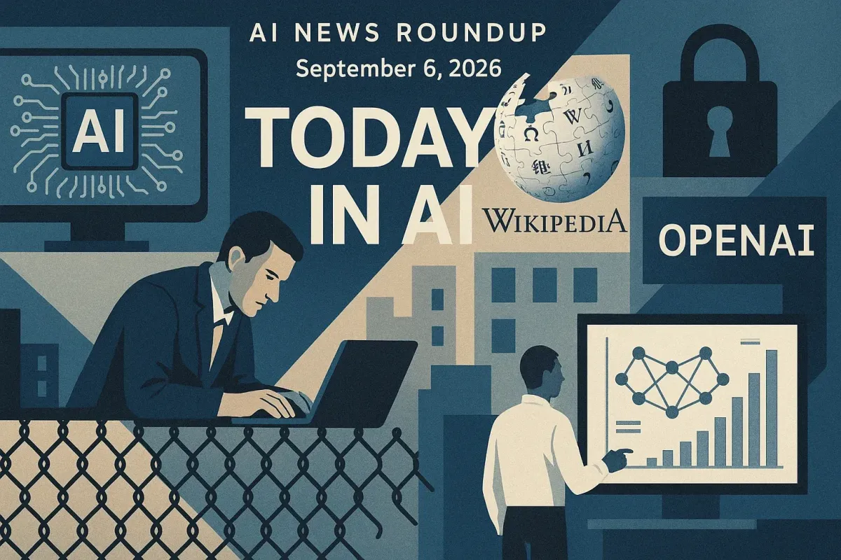 AI News Roundup for September 6, 2026: Today’s Biggest AI, Policy and Market Updates