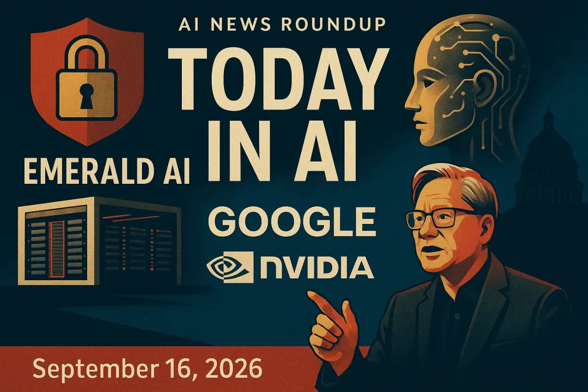 AI News Roundup for September 16, 2026: Today’s Biggest AI, Policy and Market Updates