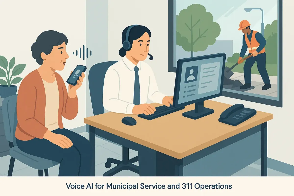 Voice AI for Municipal Service Requests and 311 Operations
