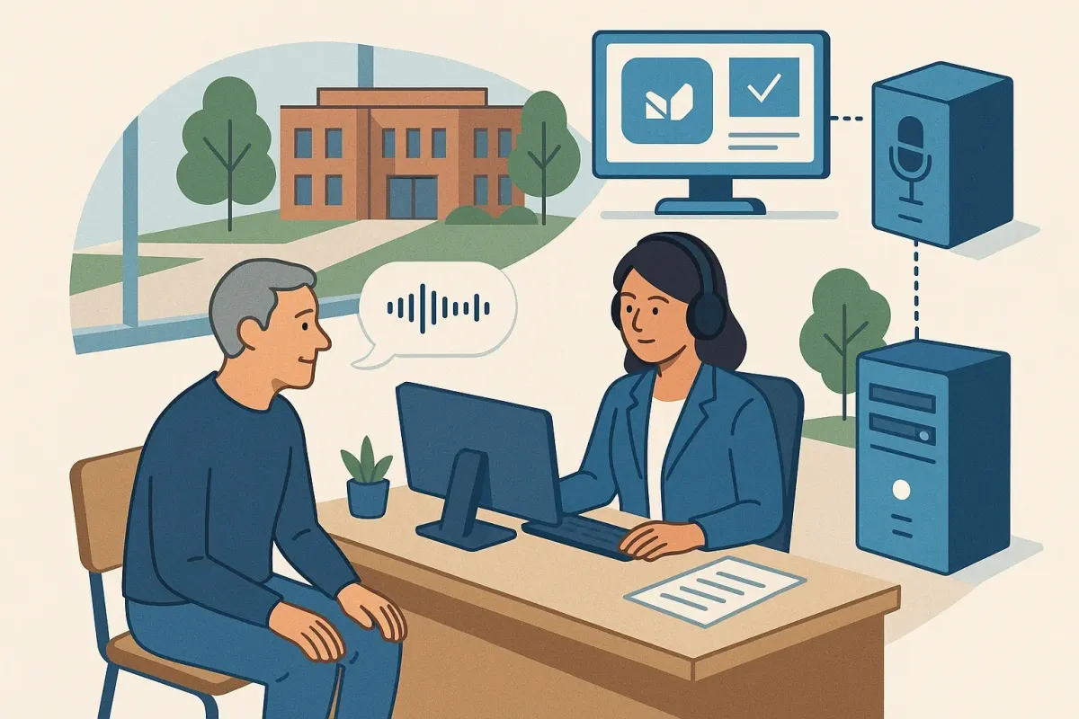 Municipal Voice AI Integration Architecture for Forms and Case Management