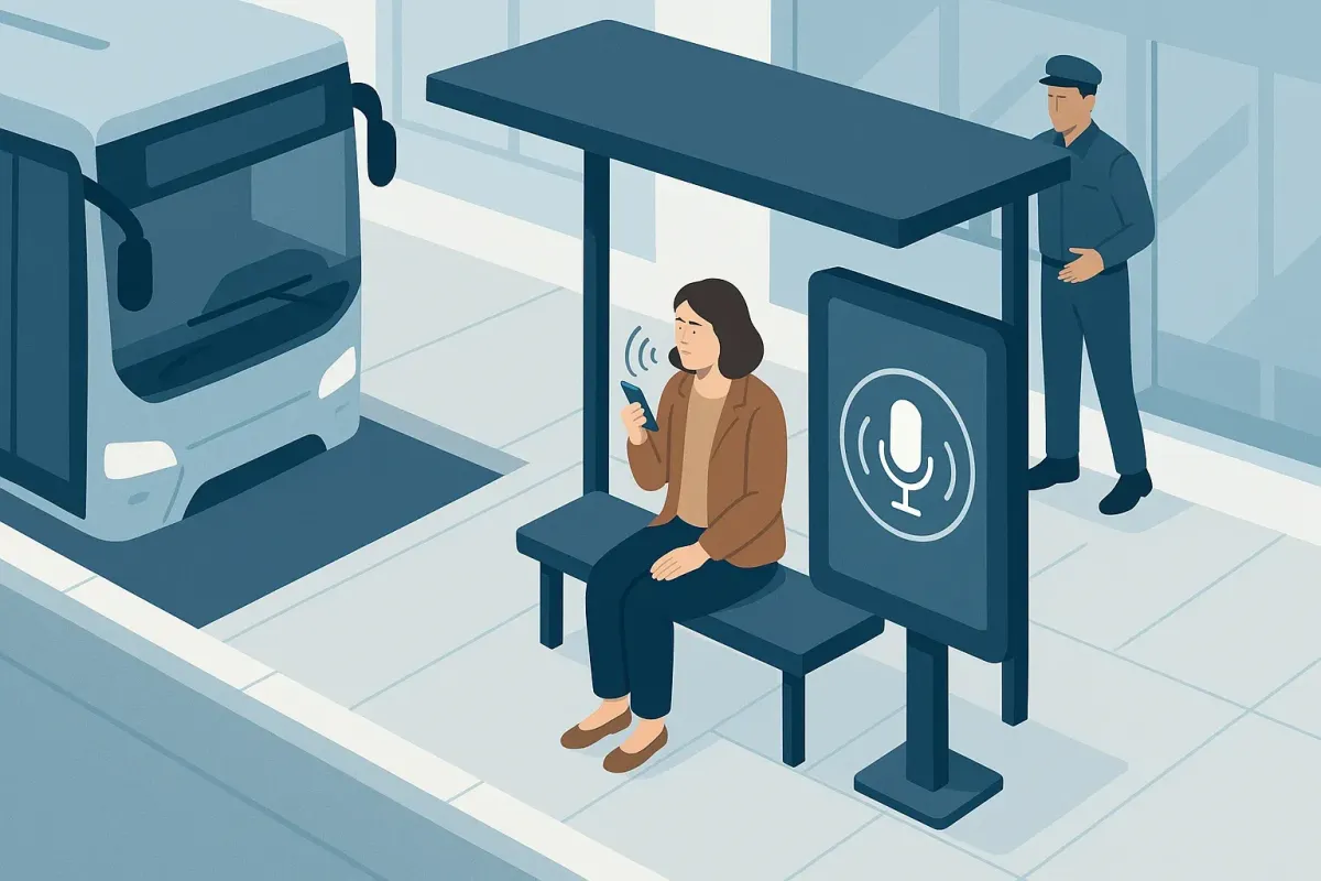 Rider service hero illustrating Transit Voice AI accessibility acceptance