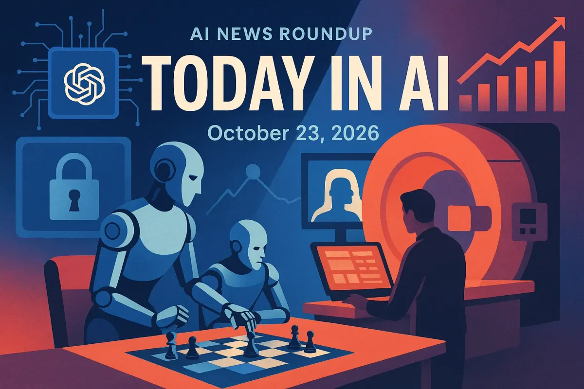 AI News Brief for October 23, 2026: Left alone with nothing to do, AI agents started playing | TechCrunch