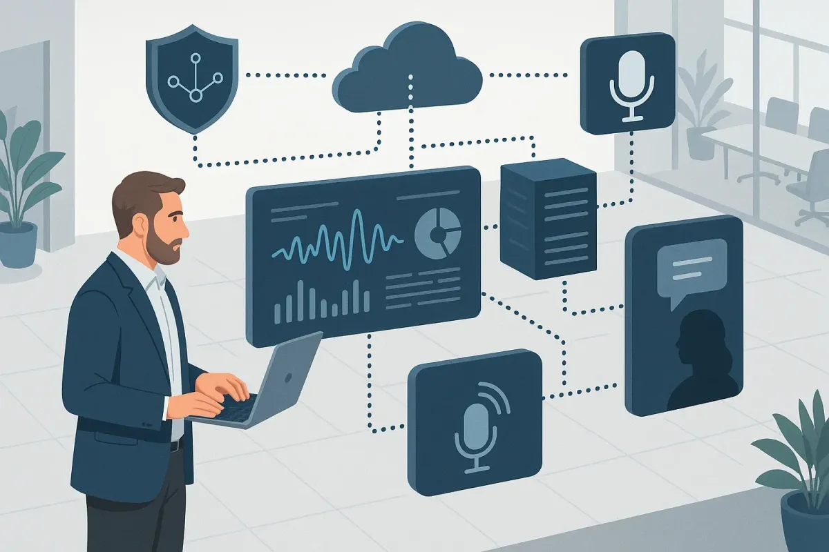 Enterprise service hero illustrating MCP vs Traditional APIs for Enterprise Voice AI