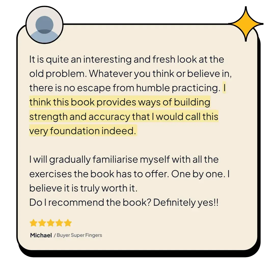 testimonial Super Fingers book