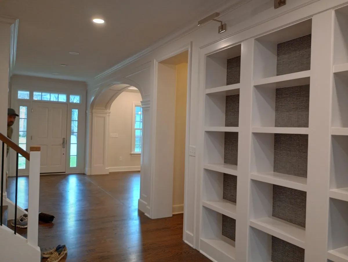 Shelving work