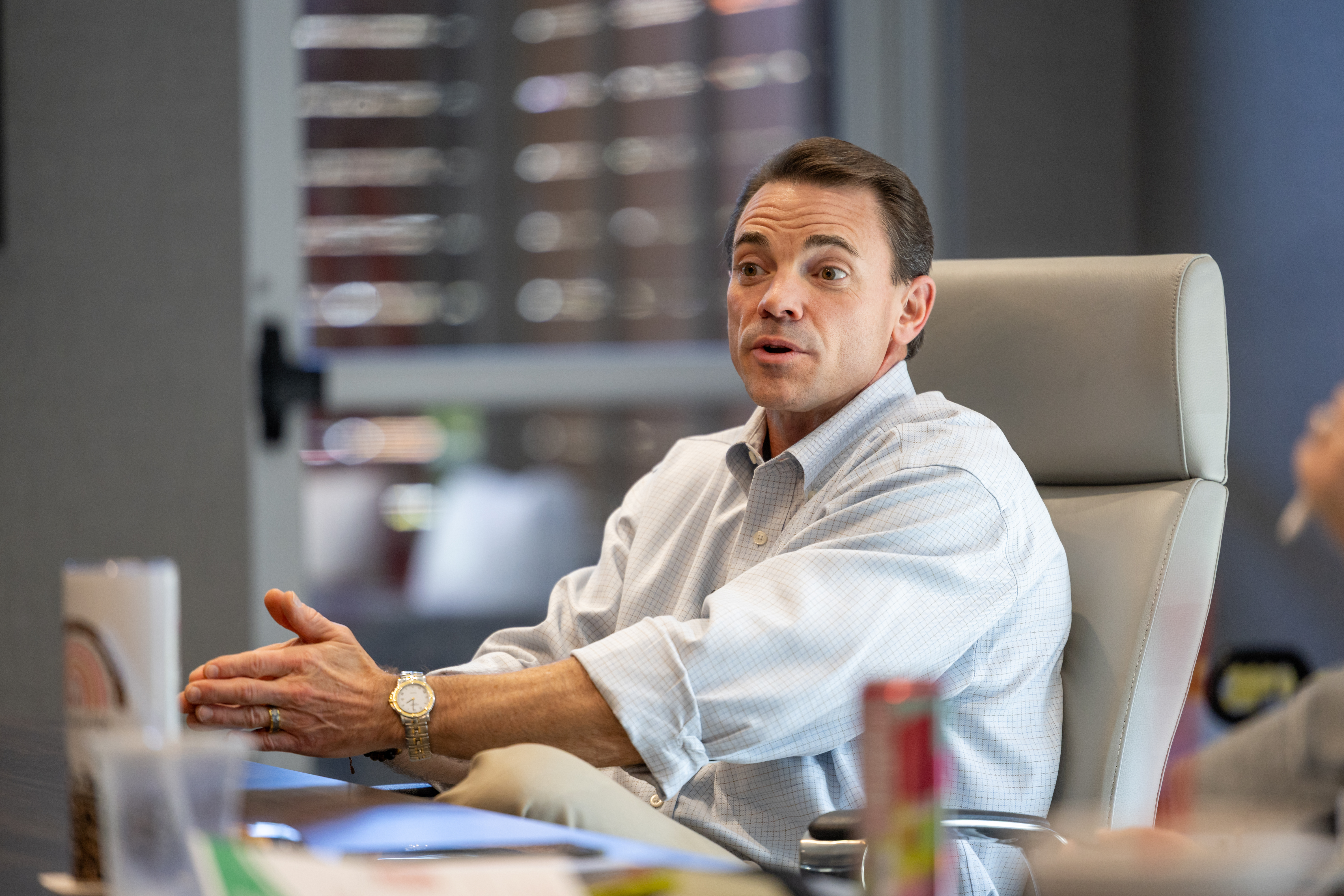 low angle photography of drop lights