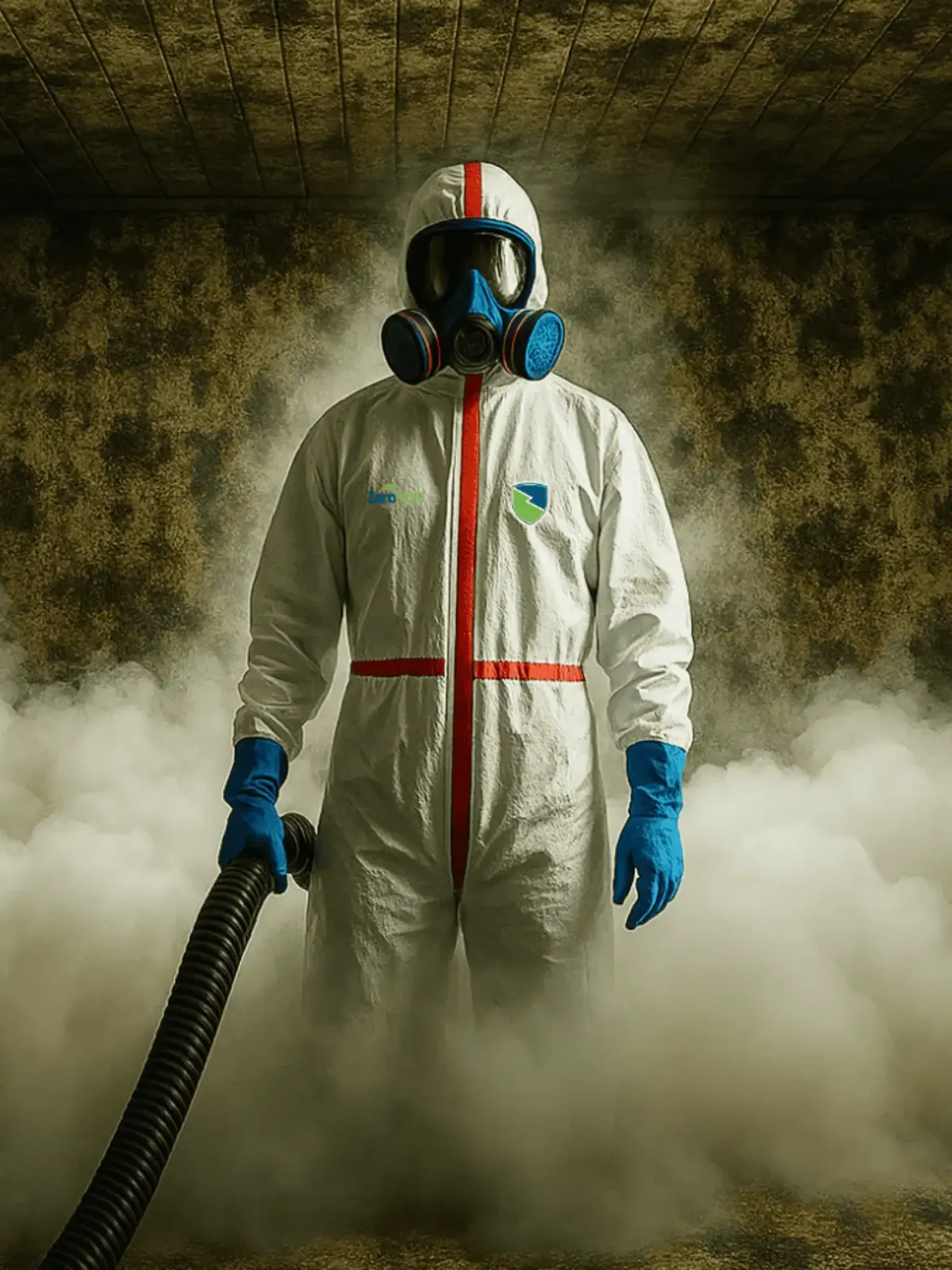 Mold Technician n full PPE