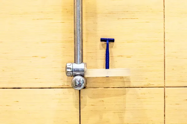 black mold in bathroom shower corner caused by moisture